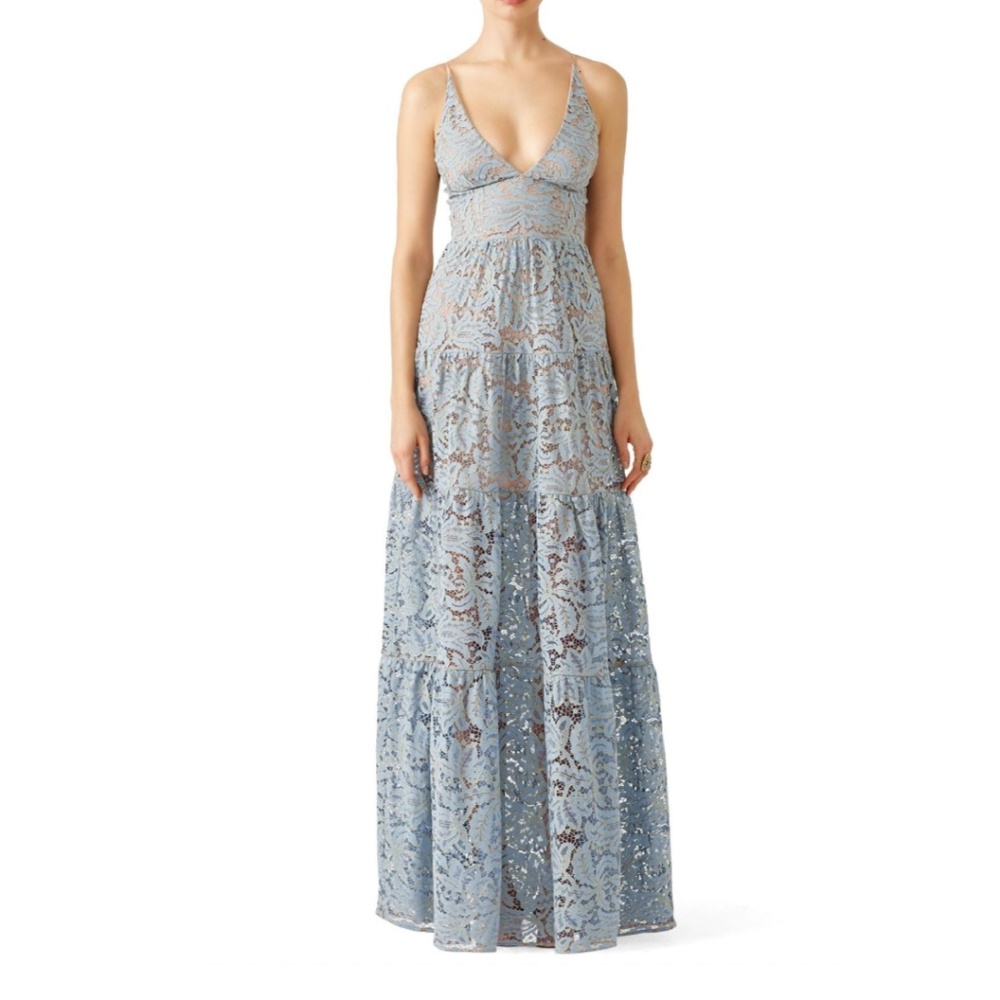 Blue Melina Lace Maxi